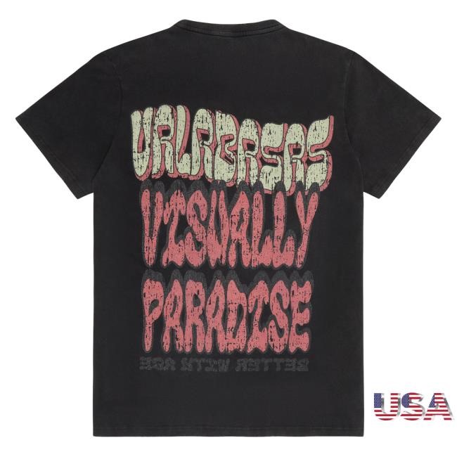 "V Paradise" Vintage Black T Shirt "V Paradise" Vintage Black T Shirt