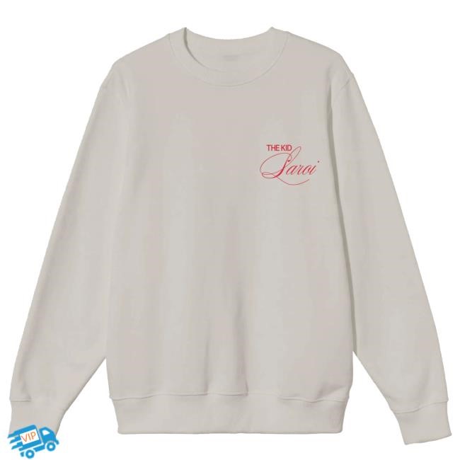 "Ashes" Embroidered Sweatshirt – THE KID LAROI Merch "Ashes" Embroidered Sweatshirt – THE KID LAROI Merch